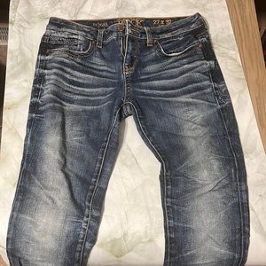 Buckle Black Skinny Jeans